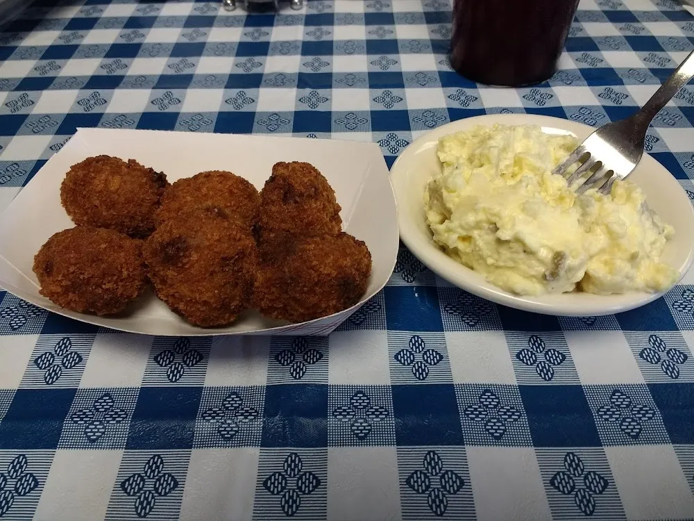Crawfish Kickers and Potato Salad